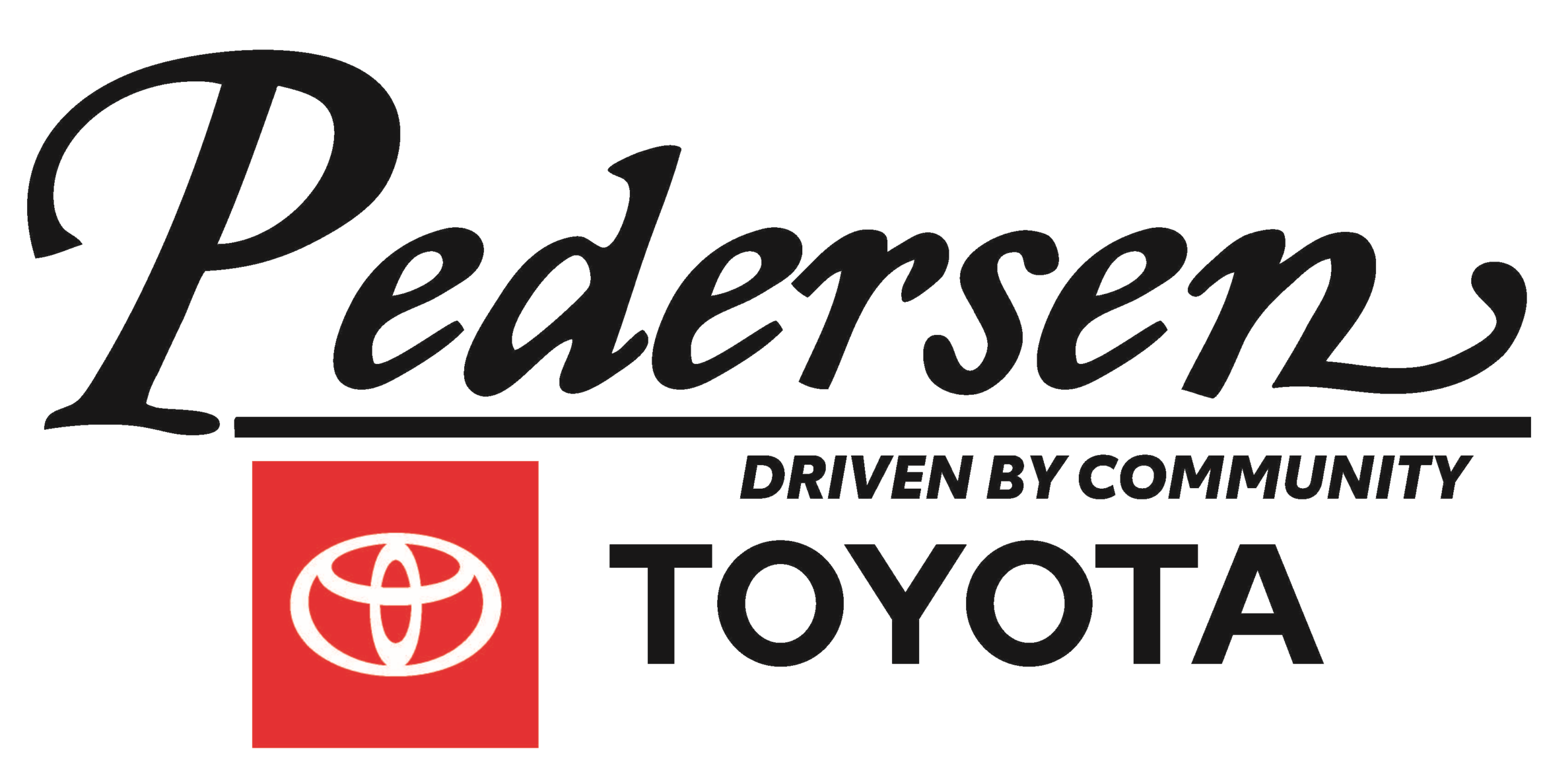 23 Pedersen Toyota lockup Driven by Community VECTOR